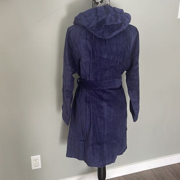 Lord & Taylor Dark Navy Small . NEW. Aqua - Picture 4 of 5